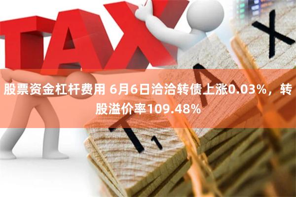 股票资金杠杆费用 6月6日洽洽转债上涨0.03%，转股溢价率109.48%