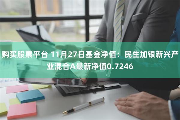 购买股票平台 11月27日基金净值：民生加银新兴产业混合A最新净值0.7246