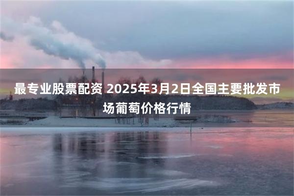 最专业股票配资 2025年3月2日全国主要批发市场葡萄价格行情